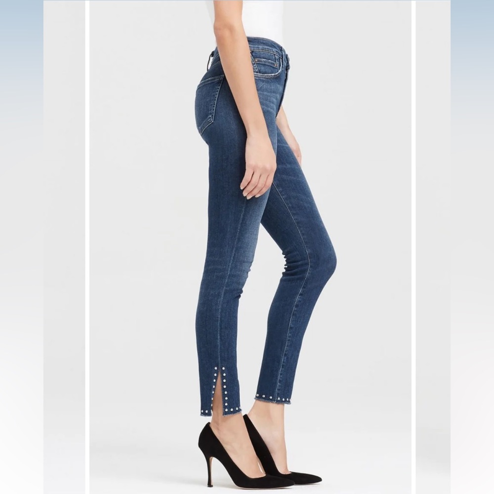 Citizens of Humanity (26) Rocket Sky High Skinny Ankle Split Hem